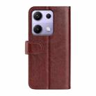 For Redmi Note 14S 4G R64 Texture Horizontal Flip Leather Phone Case(Brown) - 3