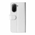 For Redmi A5 4G 173.3mm R64 Texture Horizontal Flip Leather Phone Case(White) - 3