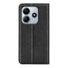 For Xiaomi Redmi Note 14 5G Retro-skin Magnetic Suction Leather Phone Case(Black) - 3