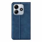 For Xiaomi Redmi Note 14 5G Retro-skin Magnetic Suction Leather Phone Case(Dark Blue) - 3