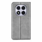 For Xiaomi Redmi Note 14 Pro 5G Retro-skin Magnetic Suction Leather Phone Case(Grey) - 3