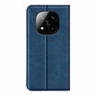 For Xiaomi Redmi Note 14 Pro+ 5G Retro-skin Magnetic Suction Leather Phone Case(Dark Blue) - 3
