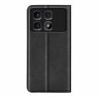 For Xiaomi Redmi K70 Ultra Retro-skin Magnetic Suction Leather Phone Case(Black) - 3