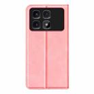 For Xiaomi Redmi K70 Ultra Retro-skin Magnetic Suction Leather Phone Case(Pink) - 3