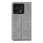 For Xiaomi 14T Pro Retro-skin Magnetic Suction Leather Phone Case(Grey) - 3