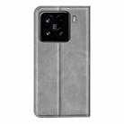 For Xiaomi 15 Retro-skin Magnetic Suction Leather Phone Case(Grey) - 3