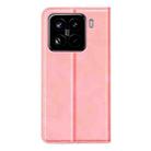 For Xiaomi 15 Pro Retro-skin Magnetic Suction Leather Phone Case(Pink) - 3