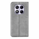 For Xiaomi Redmi Note 14 Pro 4G Retro-skin Magnetic Suction Leather Phone Case(Grey) - 3
