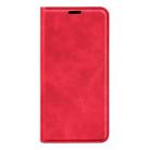 For Xiaomi Redmi Note 14 Pro 4G Retro-skin Magnetic Suction Leather Phone Case(Red) - 2
