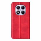 For Xiaomi Redmi Note 14 Pro 4G Retro-skin Magnetic Suction Leather Phone Case(Red) - 3