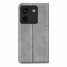 For Xiaomi Poco M7 Pro 5G Retro-skin Magnetic Suction Leather Phone Case(Grey) - 3