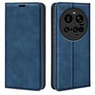 For Xiaomi 15 Ultra Retro-skin Magnetic Suction Leather Phone Case(Dark Blue) - 1
