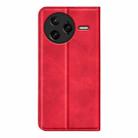For Redmi K80 Pro / Poco F7 Ultra Retro-skin Magnetic Suction Leather Phone Case(Red) - 3