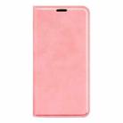 For Redmi Note 14S 4G Retro-skin Magnetic Suction Leather Phone Case(Pink) - 2