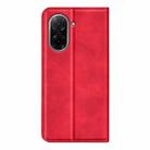 For Redmi A5 4G 173.3mm Retro-skin Magnetic Suction Leather Phone Case(Red) - 3
