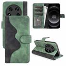 For Xiaomi 14 Ultra Stitching Horizontal Flip Leather Phone Case(Green) - 1