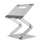 AP-2DH Multi-Angle Adjustable Aluminum Alloy Notebook Stand Folding Desktop Laptop Holder - 1