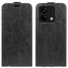 For Xiaomi Redmi Note 13 Pro 5G R64 Texture Single Vertical Flip Leather Phone Case(Black) - 1