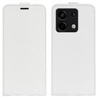 For Xiaomi Redmi Note 13 Pro R64 Texture Single Vertical Flip Leather Phone Case(White) - 1