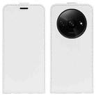 For Xiaomi Redmi A3 R64 Texture Single Vertical Flip Leather Phone Case(White) - 1