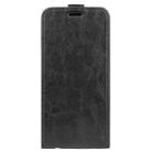 For Xiaomi Redmi Turbo 3 R64 Texture Single Vertical Flip Leather Phone Case(Black) - 2
