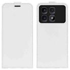 For Xiaomi Redmi K70 Ultra R64 Texture Single Vertical Flip Leather Phone Case(White) - 1