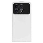 For Xiaomi Redmi K70 Ultra R64 Texture Single Vertical Flip Leather Phone Case(White) - 3