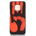 Paste Skin + PC Thermal Sensor Discoloration Case for Huawei Mate 20 Pro(Black red) - 1