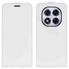 For Xiaomi Redmi Note 14 Pro 5G R64 Texture Single Vertical Flip Leather Phone Case(White) - 1