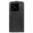 For Xiaomi 15 R64 Texture Single Vertical Flip Leather Phone Case(Black) - 3