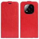 For Xiaomi Redmi Note 14 Pro+ 5G R64 Texture Single Vertical Flip Leather Phone Case(Red) - 1