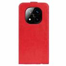 For Xiaomi Redmi Note 14 Pro+ 5G R64 Texture Single Vertical Flip Leather Phone Case(Red) - 3