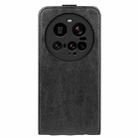 For Xiaomi 15 Ultra R64 Texture Single Vertical Flip Leather Phone Case(Black) - 3