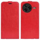 For Redmi K80 Pro / Poco F7 Ultra R64 Texture Single Vertical Flip Leather Phone Case(Red) - 1