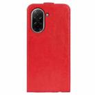 For Redmi A5 4G 173.3mm R64 Texture Single Vertical Flip Leather Phone Case(Red) - 3