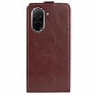 For Redmi A5 4G 173.3mm R64 Texture Single Vertical Flip Leather Phone Case(Brown) - 3