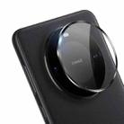 For Huawei Mate 60 Pro / Mate 60 Pro+ ENKAY Hat-Prince 9H Rear Camera Lens Aluminium Alloy Tempered Glass Full Film(Black) - 1