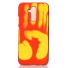 Paste Skin + PC Thermal Sensor Discoloration Case for Huawei Mate 20 Lite(Red yellow) - 1