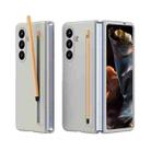 For Samsung Galaxy Z Fold7 5G Skinfeel Shockproof Phone Case, No Pen(Light Gray) - 1