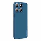 For Honor X8c / X8b PINWUYO Sense Series Liquid Silicone TPU Phone Case(Blue) - 1
