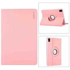 For Redmi Pad SE 11.0 ENKAY Hat-Prince 360 Degree Rotation Litchi Leather Smart Case(Pink) - 1