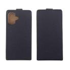 For iPhone 16 Vertical Flip Leather Phone Case with Card Slot(Black) - 2