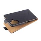 For iPhone 16 Vertical Flip Leather Phone Case with Card Slot(Black) - 3