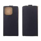 For iPhone 16 Pro Vertical Flip Leather Phone Case with Card Slot(Black) - 2