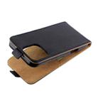 For iPhone 16 Pro Vertical Flip Leather Phone Case with Card Slot(Black) - 3