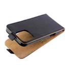 For iPhone 16 Pro Max Vertical Flip Leather Phone Case with Card Slot(Black) - 3