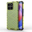 For Honor X6A 4G Shockproof Honeycomb Phone Case(Green) - 1