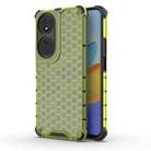 For Honor X7b Shockproof Honeycomb Phone Case(Green) - 1