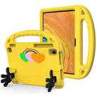 For Huawei MatePad Pro 10.8 Love Small Palm Holder EVA Tablet Case(Yellow) - 1