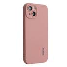 For iPhone 15 ENKAY Liquid Silicone Soft Shockproof Phone Case(Pink) - 1